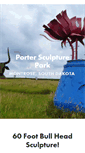 Mobile Screenshot of portersculpturepark.com